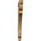 Ekena Millwork Olympic Craftsman Rough Sawn Bracket, Western Red Cedar, 4"W x 48"D x 48"H BKT04X48X48OLY04RWR - alternate 2